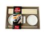 Imagem de Kit Sushi 7 Peças Porcelana Com Hashi Molhadeira e Enrolador