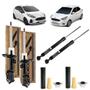 Imagem de Kit Suspensão 4 Amortecedores + Kits Completo Ford Ka 2014 a 2022 e New Fiesta 2010 a 2019 Todos Hatch e Sedan