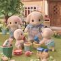 Imagem de Kit Sylvanian Families Família dos Coelho Floral Completa