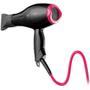 Imagem de Kit taiff - secador cabelo prof. titanium colors ion pink 2100w 220v - difusor de ar curves