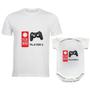 Imagem de Kit Tal Pai Tal Filho - Player - Camiseta + Body Bebe