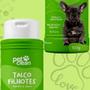 Imagem de Kit Talco Banho a Seco  Perfume Pet Cheiroso Shampoo Higiene caes gatos filhote Pet Clean