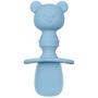 Imagem de Kit Talheres Infantil de Silicone Ursinho Azul - Buba