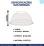 Imagem de Kit Tampa Bolha Sem Furo Para Doces - Pacote Com 150 Unid
