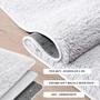 Imagem de Kit Tapete Banheiro Felpudo Peludo Branco 40 x 60 cm