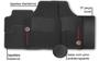 Imagem de Kit Tapete de Borracha + Capa de Volante + Chaveiro para Fiat 124 Spider 2021 a 2023