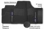 Imagem de Kit Tapete de Borracha + Capa de Volante + Chaveiro para Ford Ranger 2013 Até 2023