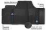 Imagem de Kit Tapete de Borracha + Capa de Volante + Chaveiro para Volkswagen Amarok 2021 Até 2023
