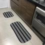 Imagem de Kit Tapete para Cozinha com 2 Peças  Angra  100% algodão  Jogo de Cozinha