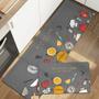 Imagem de Kit Tapete Passadeira 2 Pç Para Cozinha Belga Antiderrapante