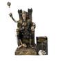 Imagem de Kit Tarot Negro Imagem Esqueleto no Trono Athame 19cm Baralho 78 Cartas