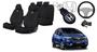 Imagem de Kit Tecido Personalizado Capas Honda Fit 08-23 + Volante + Chaveiro