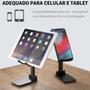 Imagem de Kit Teclado Bluetooth Wireless Sem Fio + Suporte de Mesa para Tablet iPad Celular Galaxy Tab S6 S7