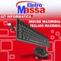 Imagem de Kit Teclado Com Fio e Mouse Sem Fio 3200 Dpi