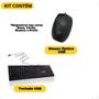 Imagem de KIT Teclado com fio USB + Mouse Óptico com fio