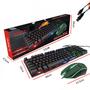 Imagem de Kit Teclado Com Mouse Gamer Luz Led Ideal Para Jogos PC Notebook Km680