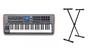 Imagem de Kit Teclado Controlador Novation Impulse 61 Com Suporte X
