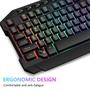 Imagem de Kit Teclado e Mouse BAKTH com LED Rainbow - Conexão USB