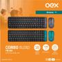 Imagem de Kit Teclado E Mouse Bluetooth Sem Fio Slim Tm404 Oex Abnt