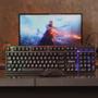 Imagem de Kit Teclado e Mouse c/Fio Gamer USB RGB TE118 - Knup