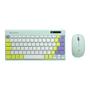 Imagem de Kit Teclado e Mouse C3Tech K-W17GN, Sem Fio, Verde