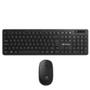 Imagem de Kit Teclado E Mouse C3Tech K-W20BK Sem Fio DPI1000 Wireless ABNT2 Preto - K-W20BK