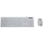 Imagem de Kit Teclado E Mouse Com Fio Brilpc Bpc-8269/300 Usb Branco