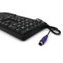 Imagem de Kit Teclado e Mouse Com Fio PS/2 Conector Antigo ps2 Cabo 130cm Preto - Multilaser