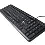 Imagem de Kit Teclado E Mouse Com Fio Usb Basico Silencioso Preto Pc Macio ABNT2 Slim Compacto Português