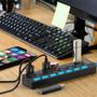 Imagem de Kit Teclado E Mouse Com Hub USB E Suporte Para Notebook Windows, MacOS, Linux