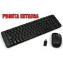 Imagem de Kit Teclado e Mouse Combo LOGITECH Mk220 Abnt2 tecla Ç Portugues sem fio Original Garantia Logitech do Brasil qualidade