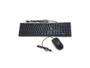 Imagem de Kit Teclado e Mouse Ergonômico Com Fio Excelente Para Escritório KM501