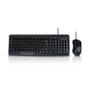 Imagem de Kit Teclado e Mouse Ergonômico Com Fio Excelente Para Escritório KM501