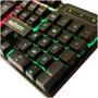 Imagem de Kit Teclado e Mouse Gamer BK-G550 Profissional Iluminação RGB com Padrão ABNT-II 