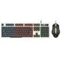 Imagem de Kit Teclado e Mouse Gamer com Fio e Led RGB KNUP - KP-TE124