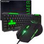 Imagem de Kit Teclado E Mouse Gamer Com Fio Mousepad Multilaser 3200dpi Compatível com Pc Ps4 Xbox One