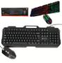 Imagem de Kit Teclado E Mouse Gamer Luz RGB Com Fio