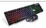 Imagem de Kit Teclado E Mouse Gamer Rgb Led Usb Com Fio Cmk-188 Jogos