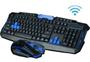 Imagem de Kit Teclado e Mouse Gamer Sem Fio Wireless 1600 DPI B-max BM-T07