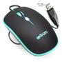 Imagem de Kit Teclado E Mouse Gamer Usb Exbom Semimecanico Led Rgb