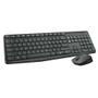 Imagem de Kit Teclado e Mouse Logitech MK235 Sem Fio USB ABNT2