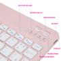 Imagem de Kit Teclado e Mouse Macaron 10" Sem Fio PC Gamer Wireless