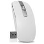 Imagem de Kit Teclado e Mouse Multimídia Sem Fio Wireless 2.4ghz Usb Pc Mac Notebook (Branco)