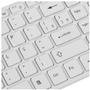 Imagem de Kit Teclado e Mouse Multimídia Sem Fio Wireless 2.4ghz Usb Pc Mac Notebook (Branco)