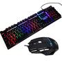 Imagem de Kit Teclado E Mouse Receptor Wireless Conexão Sem Fio 2.4ghz Para Computador Notebook - NA300