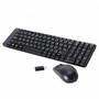 Imagem de Kit Teclado e Mouse s/ Fio mk220 Logitech