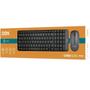 Imagem de Kit Teclado e Mouse sem Fio 1200 DPI OEX BLEND TM404 Cinza