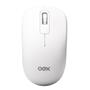 Imagem de Kit Teclado e Mouse sem Fio 1600 DPI Teclas Redondas Branco OEX POP + TM410