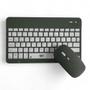 Imagem de Kit Teclado e Mouse Sem Fio A6732 Verde Escuro Conexão Recarregável e Design Ultra Fino