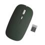 Imagem de Kit Teclado e Mouse Sem Fio A6732 Verde Escuro Conexão Recarregável e Design Ultra Fino